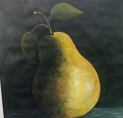 Peer    €. 80,00   52 x 52 cm. Met passe-partout.   Verkocht.