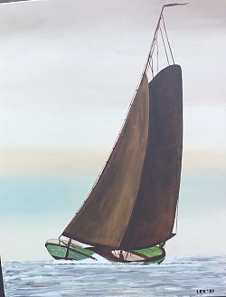 Skutsje. 60 x 80 cm. € 90,00