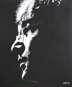 John Lennon   50 x 60 cm.  € 160,00