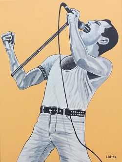 Freddy Mercury.  60 x 80 cm.  65,00.