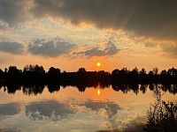 Ochtendgloren bij de Tolplas.
